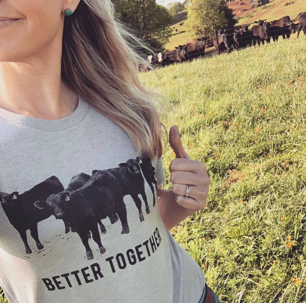 Better Together Tee - Grey - This Farm Wife