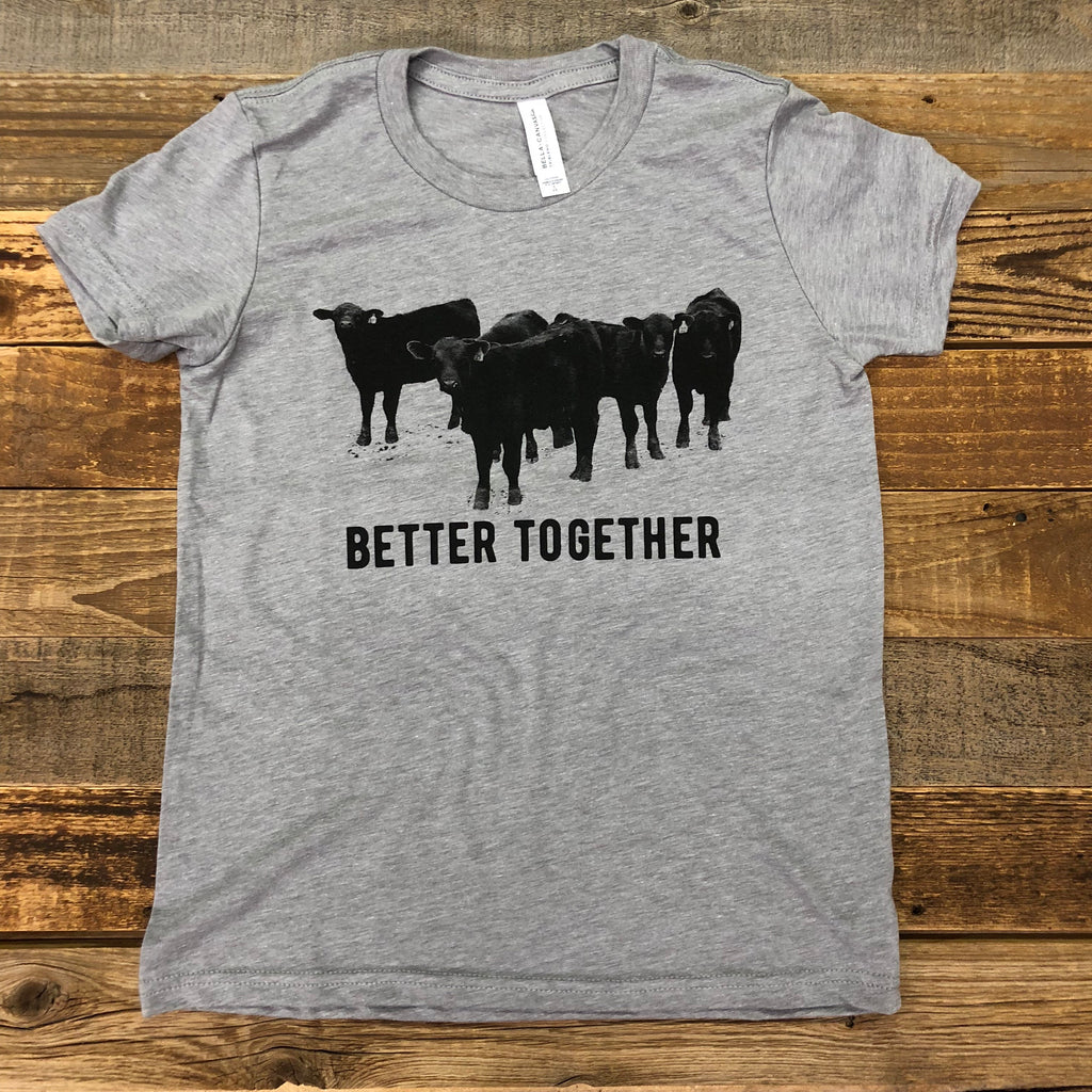YOUTH Better Together Tee - Grey - This Farm Wife