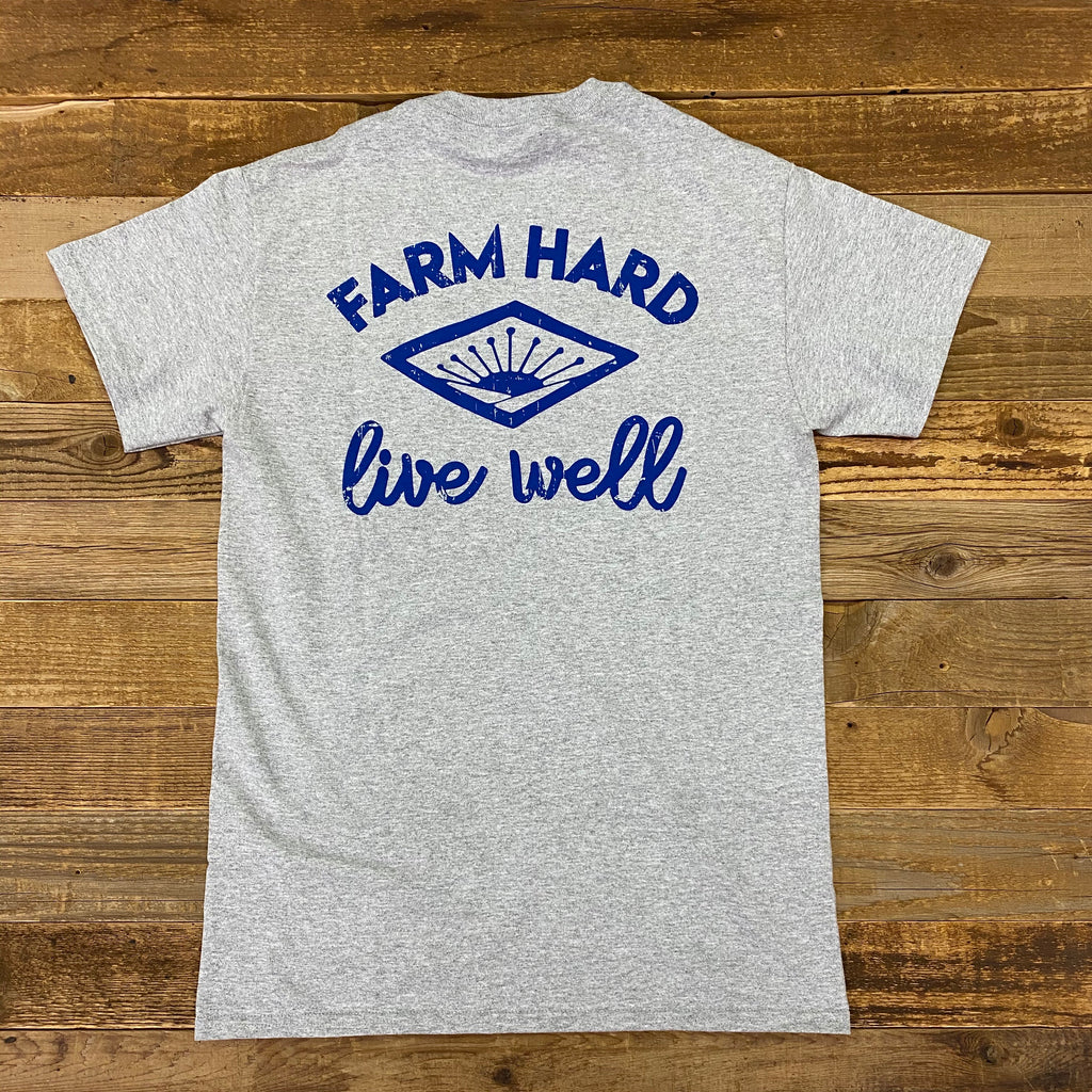 Farm Hard Sunrise Ultra Cotton Pocket Shirt - Sport Grey - This Farm Wife