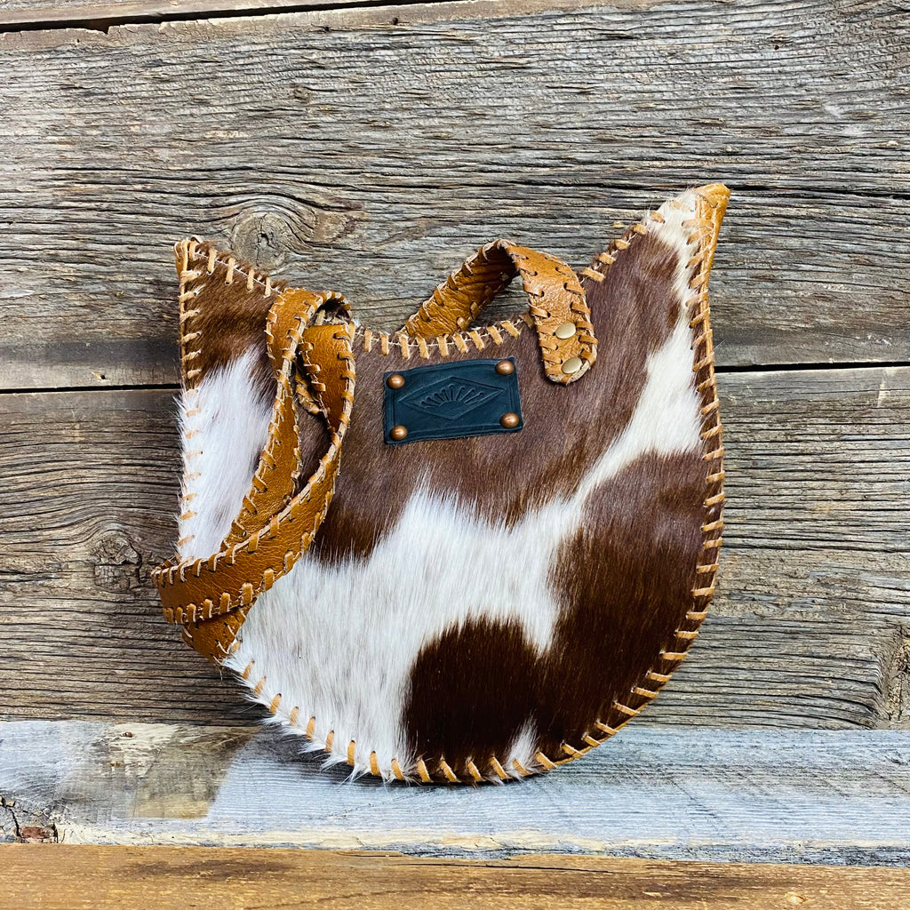 Maybelle Leather & Hairon Bag - This Farm Wife