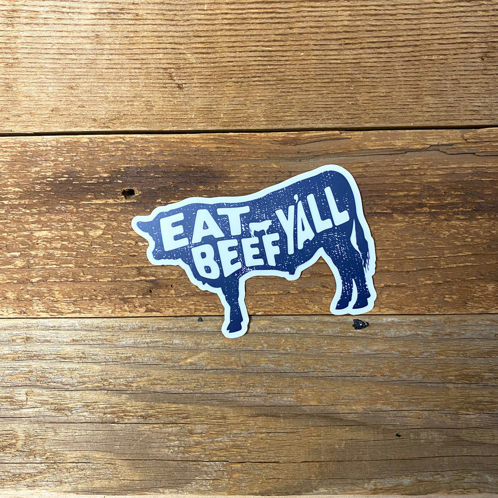 Eat Beef Sticker - This Farm Wife