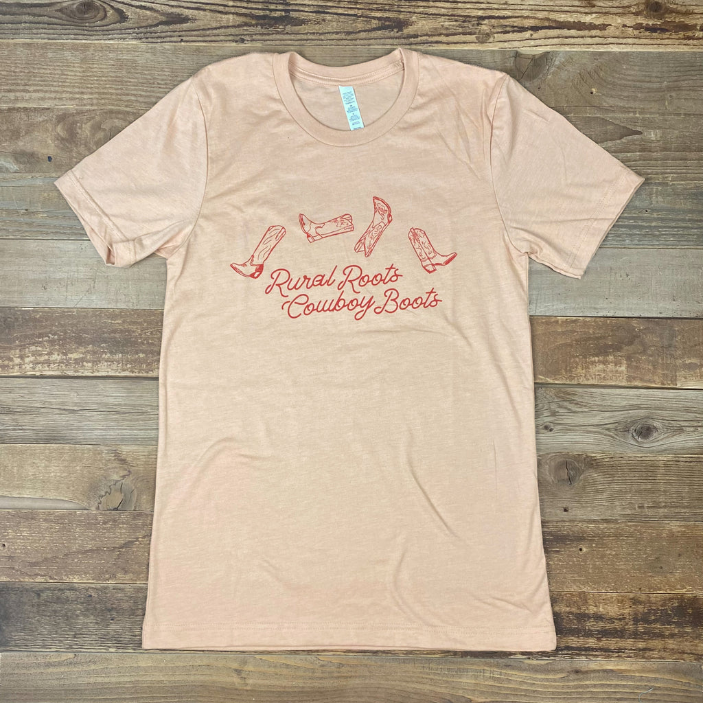 Rural Roots | Cowboy Boots Tee - This Farm Wife