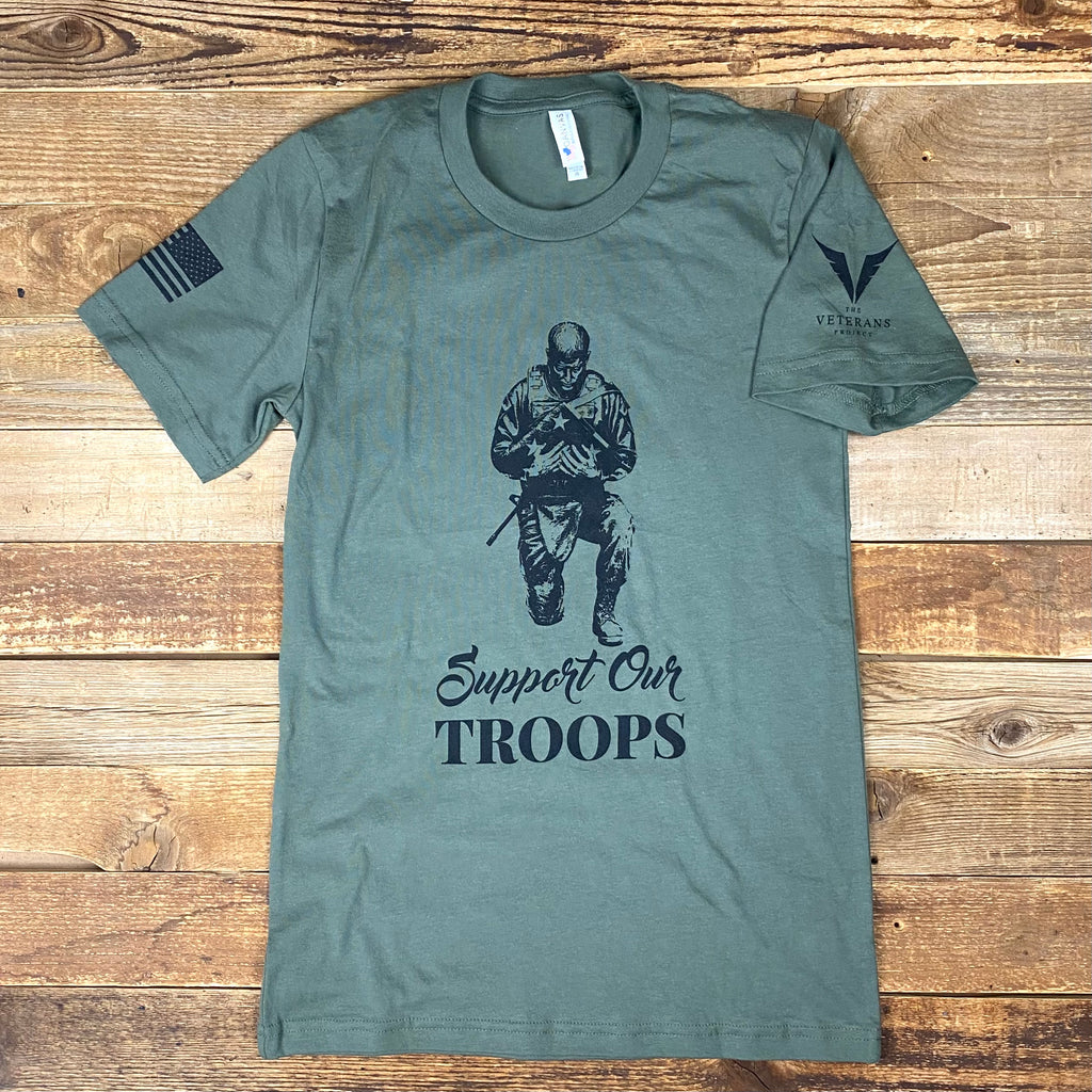 SUPPORT OUR TROOPS // VETERANS PROJECT TEE - This Farm Wife