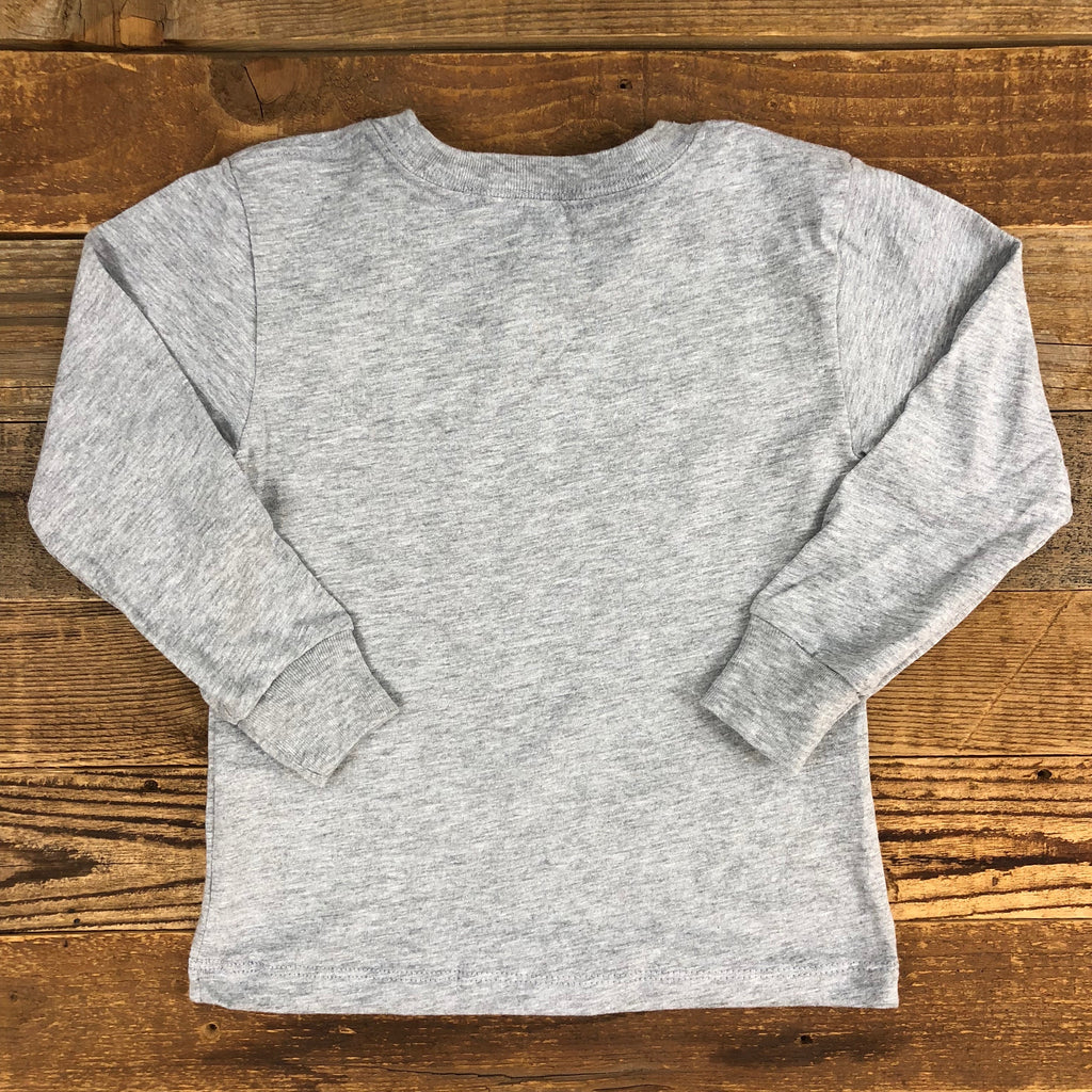 TODDLER Dirt Never Hurt Long Sleeve - Heather Grey - This Farm Wife