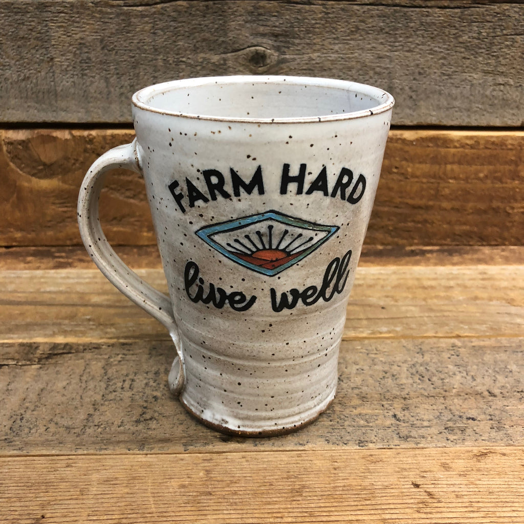 Farm Hard Live Well Mug - This Farm Wife