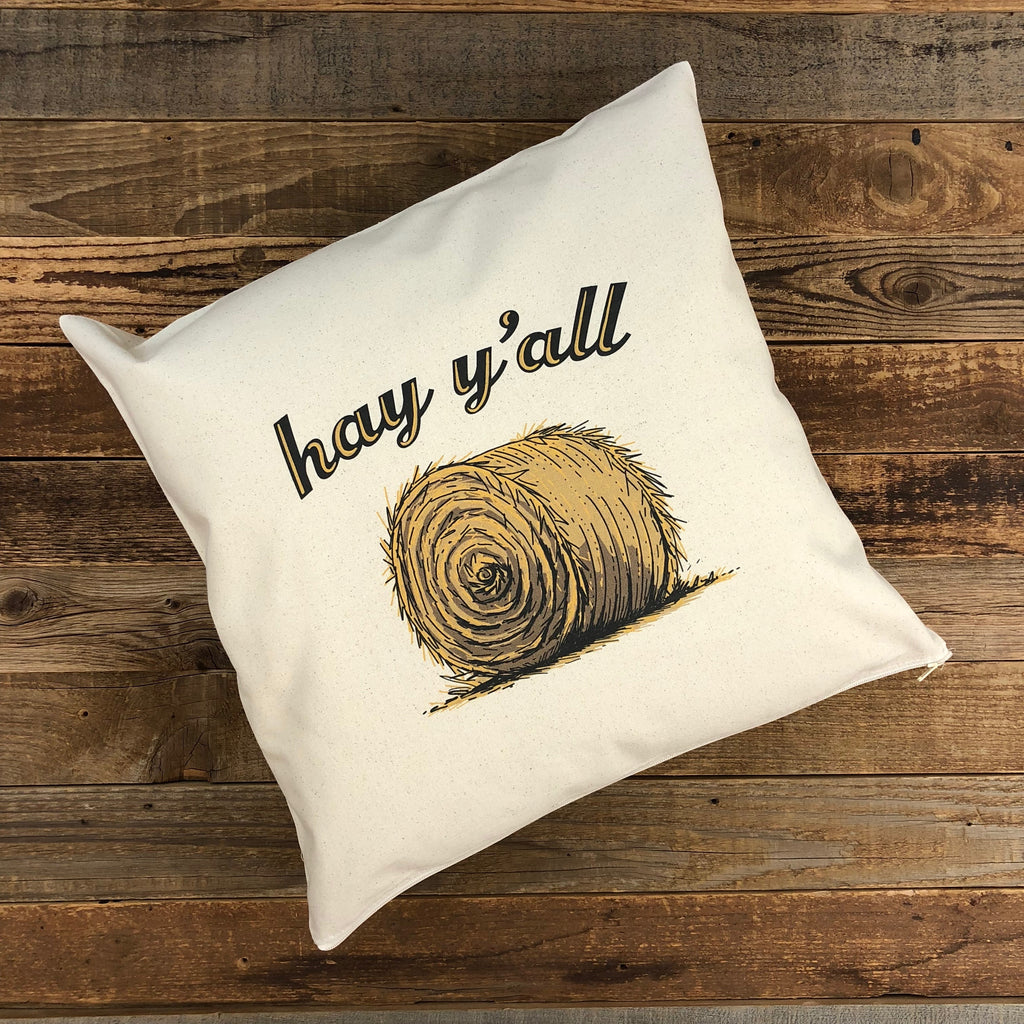HAY Y'ALL Pillows - Canvas - This Farm Wife