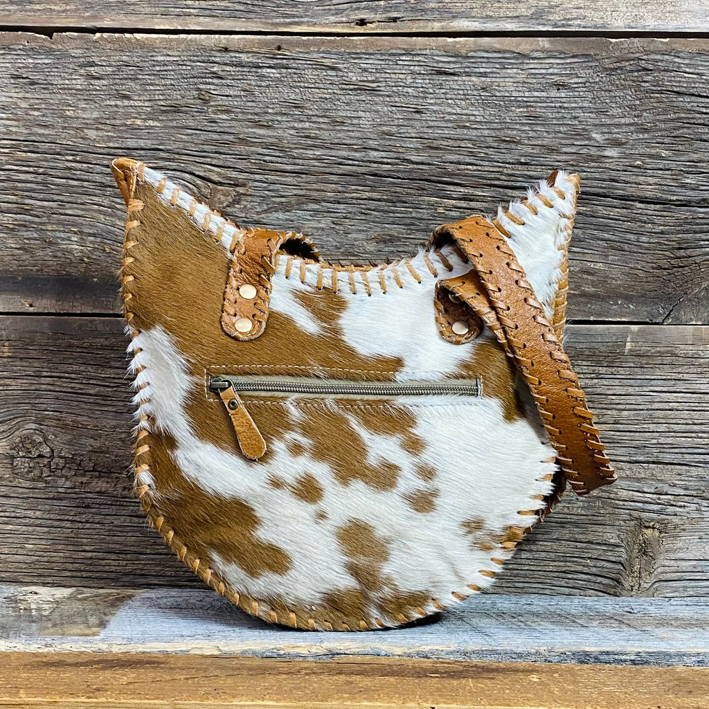 Maybelle Leather & Hairon Bag - This Farm Wife