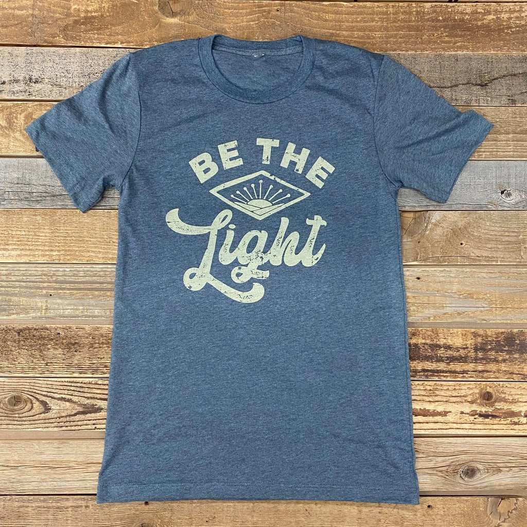 Be The Light Tee - Deep Heather - Made in USA 🇺🇸 - This Farm Wife