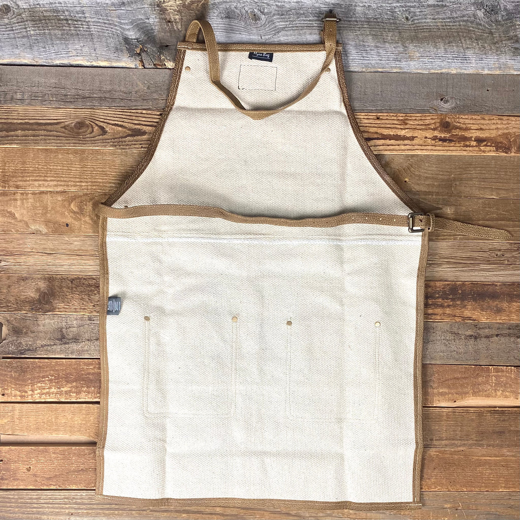 SAUCY TALES APRON // LEATHER PATCH - This Farm Wife
