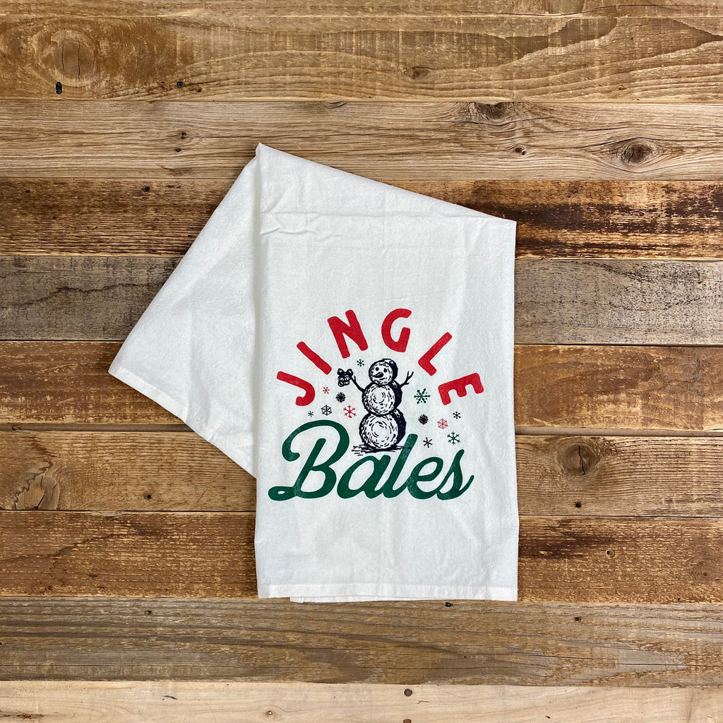 Jingle Bales Flour Sack Towel - This Farm Wife