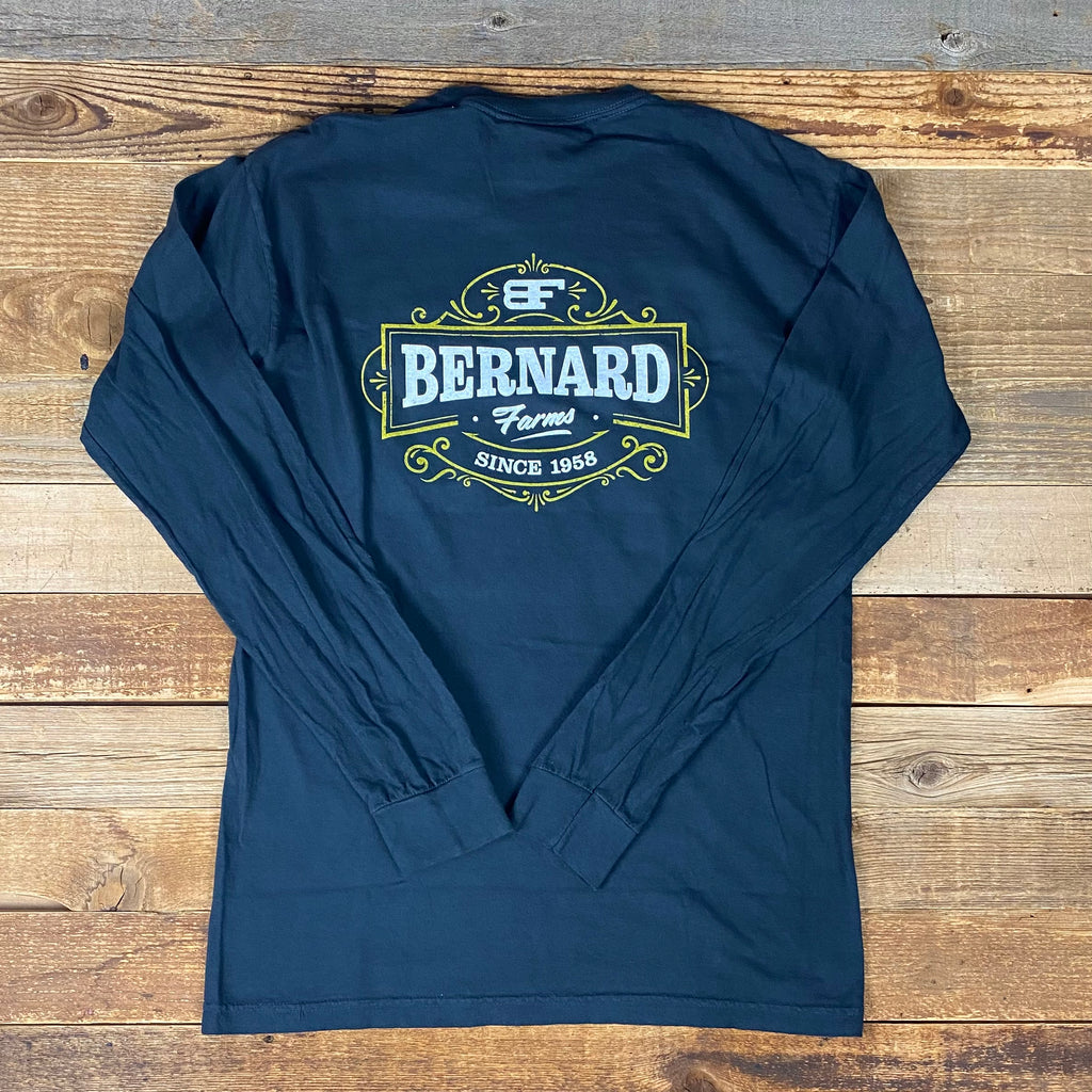 Bernard Farms Scroll Pocket Garment Dyed Long Sleeve