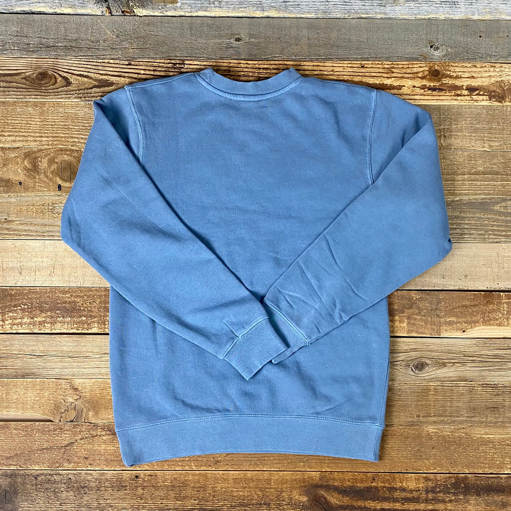 Bernard Farms Scroll Midweight Pigment-Dyed Crewneck Sweatshirt